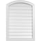 Ekena Millwork Arch Top Surface Mount PVC Gable Vent: Non-Functional, w/2"W x 1-1/2"P Brickmould Frame, 24"W x 32"H GVPAR24X3202SN - alternate 1